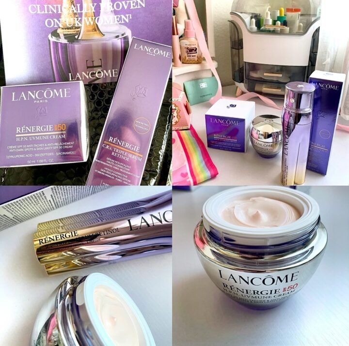 #AD  @lancomeofficial Rénergie C.R.x. Triple Serum Retinol and H.P.N. UVMune SPF…