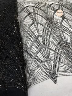 Imported Net Heavy All Over Tone To Tone Cutdana, Beads, Sequin, Moti Hand Work …