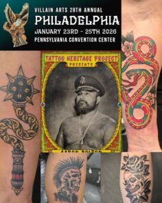 This weekend is the @philadelphiatattooartsfestival!  You can catch me in @trave…