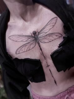 Ważka po pierwszej sesji, wykonana w @czarnezlototattoo  na następnej sesji wlec…