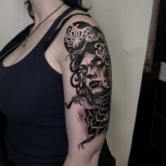 “Eyes like a weapon, snakes on my head. A priestess I was, the pride of Athena. …