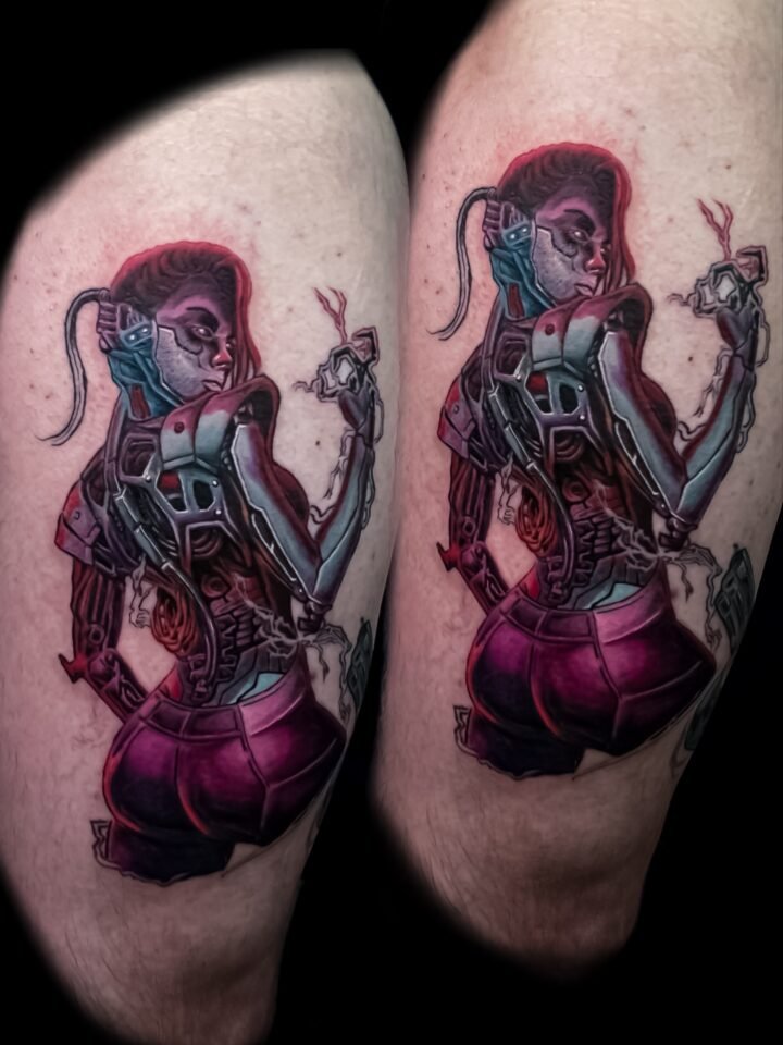 Почали фарбувати наш великий проект по кіберпанку,пофарбували Сойку,частково заг…