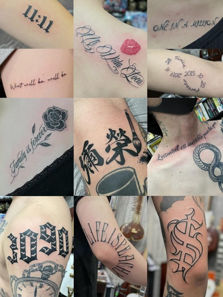 Lettering tattoos
#tattoo #letteringtattoo #刺青 #タトゥー #レタリング…