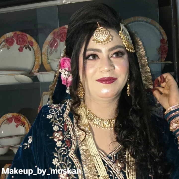 #Makeup_by_muskan #makeup #hairstyle #skin #likesharecommentfollow…