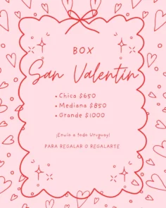 ¡Se viene San Valentín!

Tres box especiales para esa persona especial o para vo…