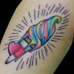 The rainbow soft cream 
#tattoo #タトゥー…