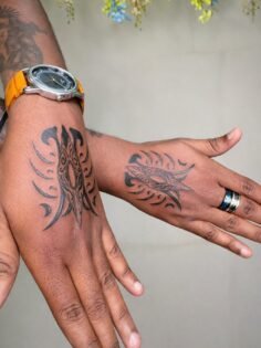 Inspired by history, interpreted through art, two references, one original tatto…