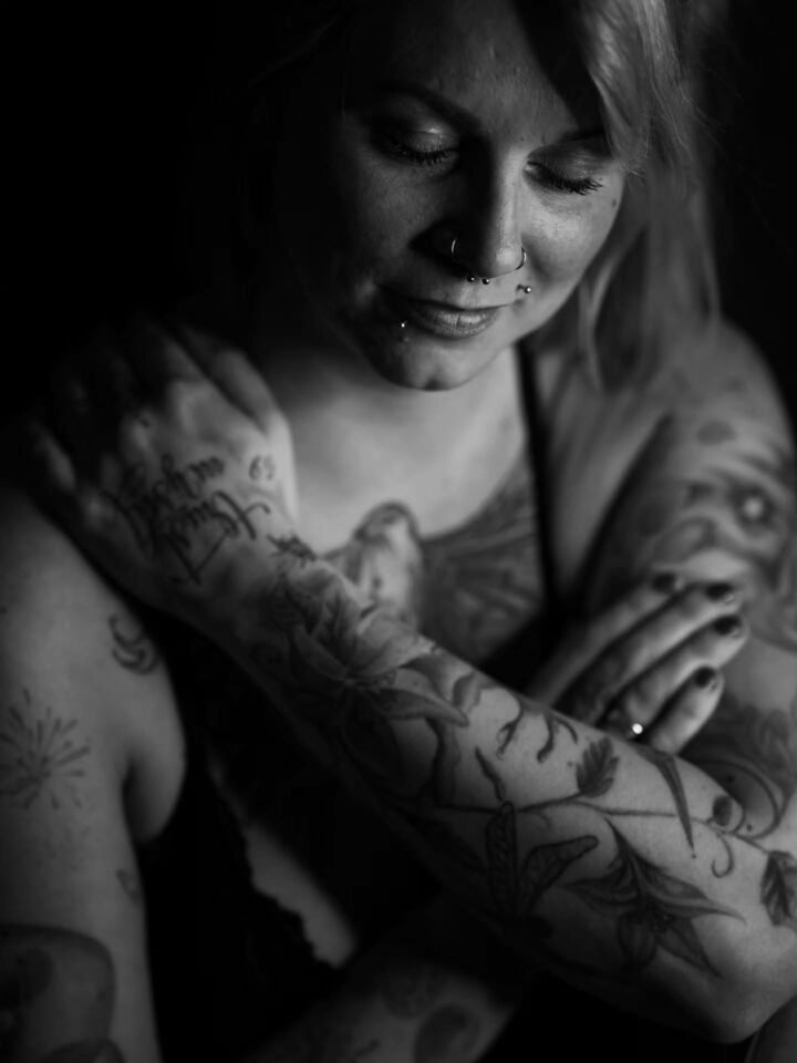 #Portrait #tattoo #woman #model #shooting…