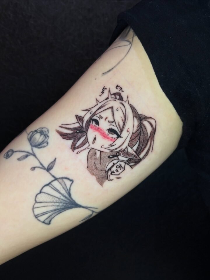 Soft lines, sharp attitude.
Keeping it cute, but not sweet.

Tattoo inquiries ar…