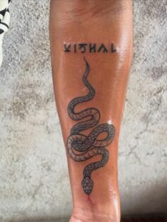 My #tattoo  art by my bro  @sstattoopune…