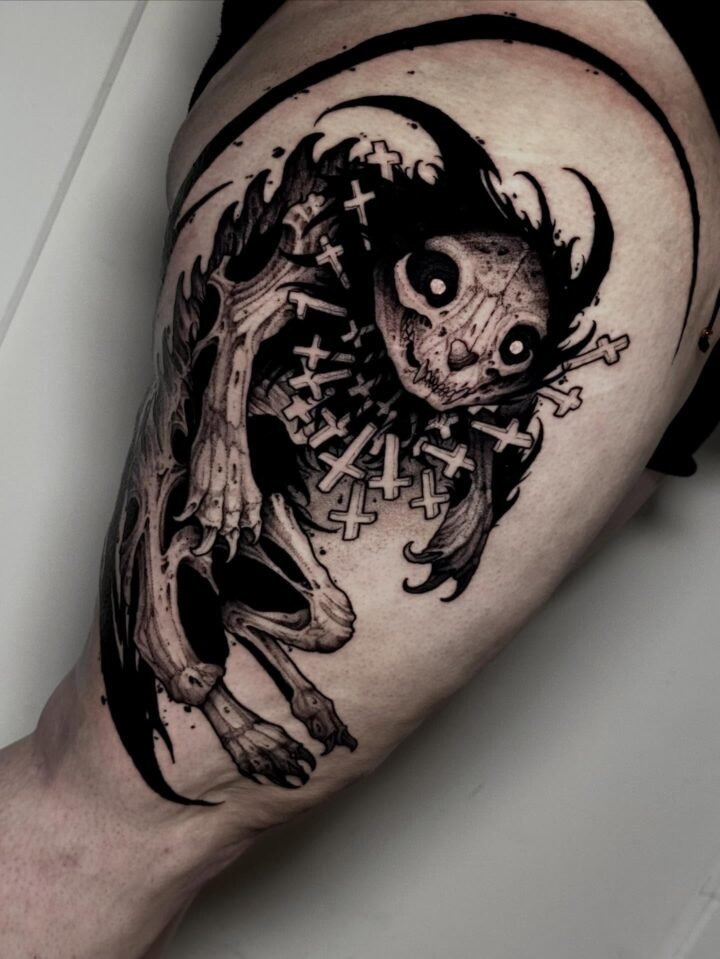 Je suis trop content d’avoir pu réaliser ce petit minet encore merci à toi Célin…