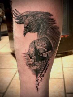 #tattoo #bngtattoo #vikingtattoo #blackandgreytattoo #inked…