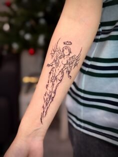 Time to take a tatt 
Booking Q on Insta. 
#tattoo #blackworktattoo #ร้านสักปิ่นเ…