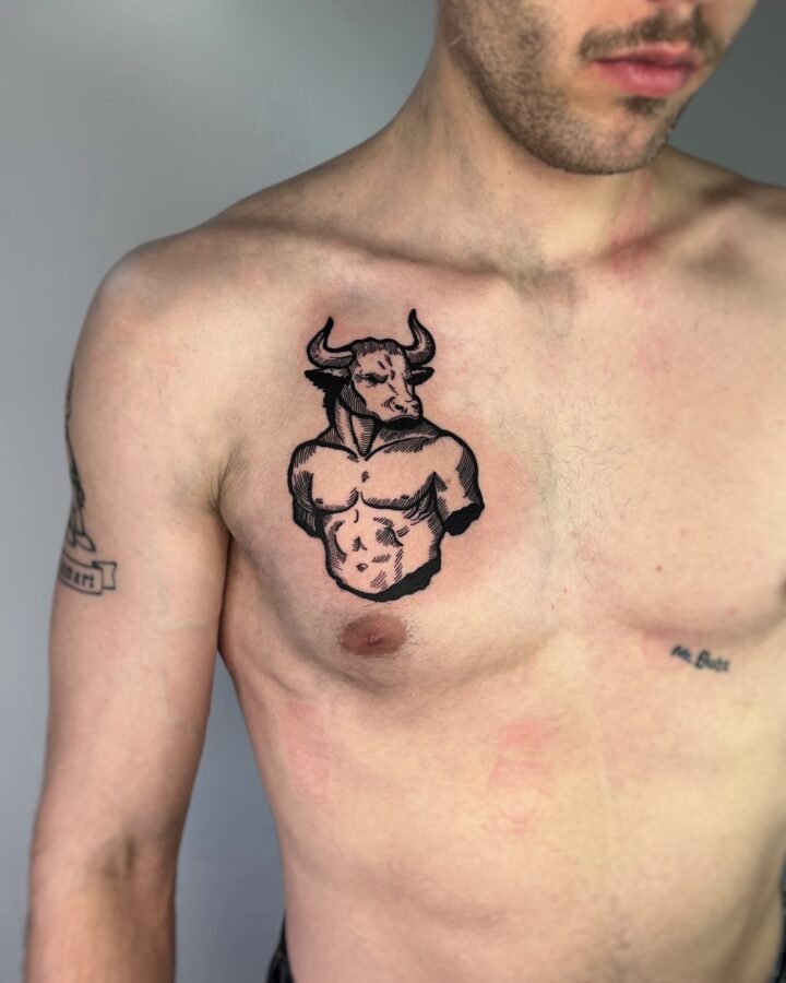 The Minotaur 
Booking for February is open
 Via DM or TG
.
.
.
.
.
#tattoo #tatt…