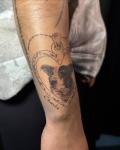 I did not cry after seeing how this piece turned out.  #tattoo #blackandgreytatt…