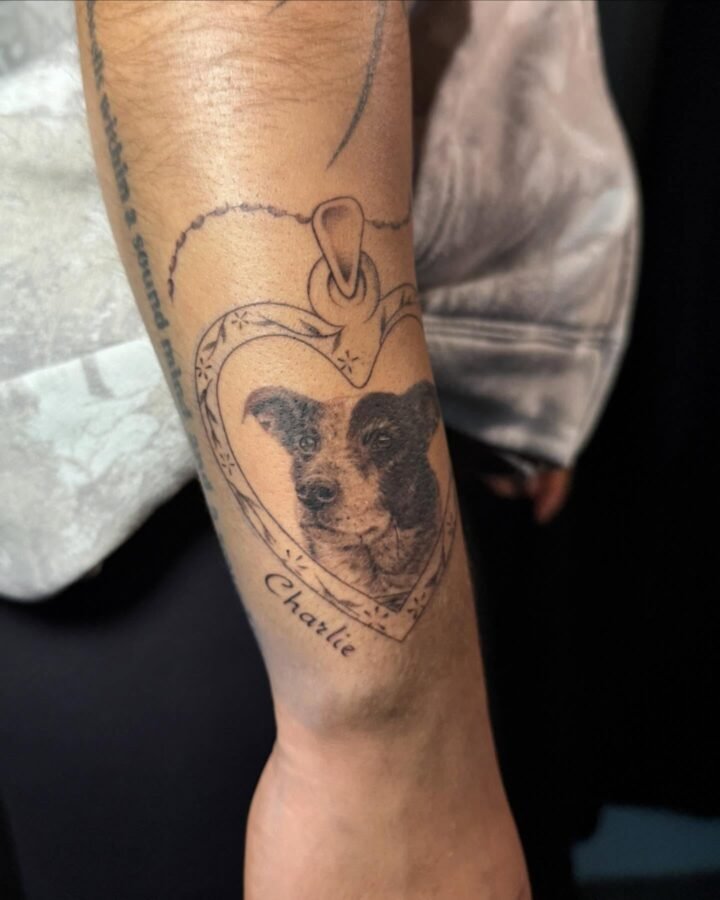 I did not cry after seeing how this piece turned out.  #tattoo #blackandgreytatt…