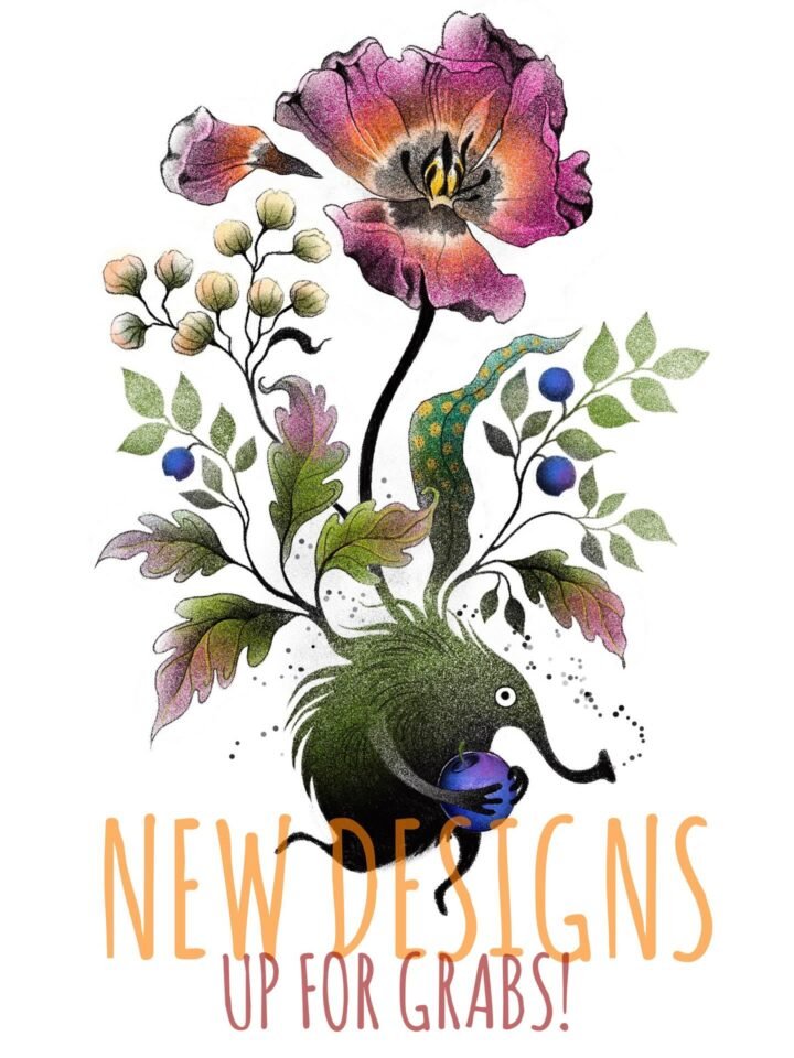 Here is a collection of new illustrations I have created recently, that are now …