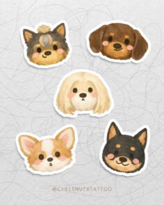 小狗貼紙part2
–
【採預約制，歡迎私訊 or LINE預約】
LINE@：@qhd6195i
栗子工作室：台北市士林區福壽街53號2樓
(士林捷運站1號出…