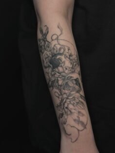 Изящно #тату #tattoo #красота #любовь #искусство…