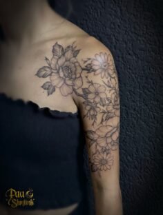 Primera sesión de manga de flores  
 
Mándame mensajito para tu cita o cotizació…