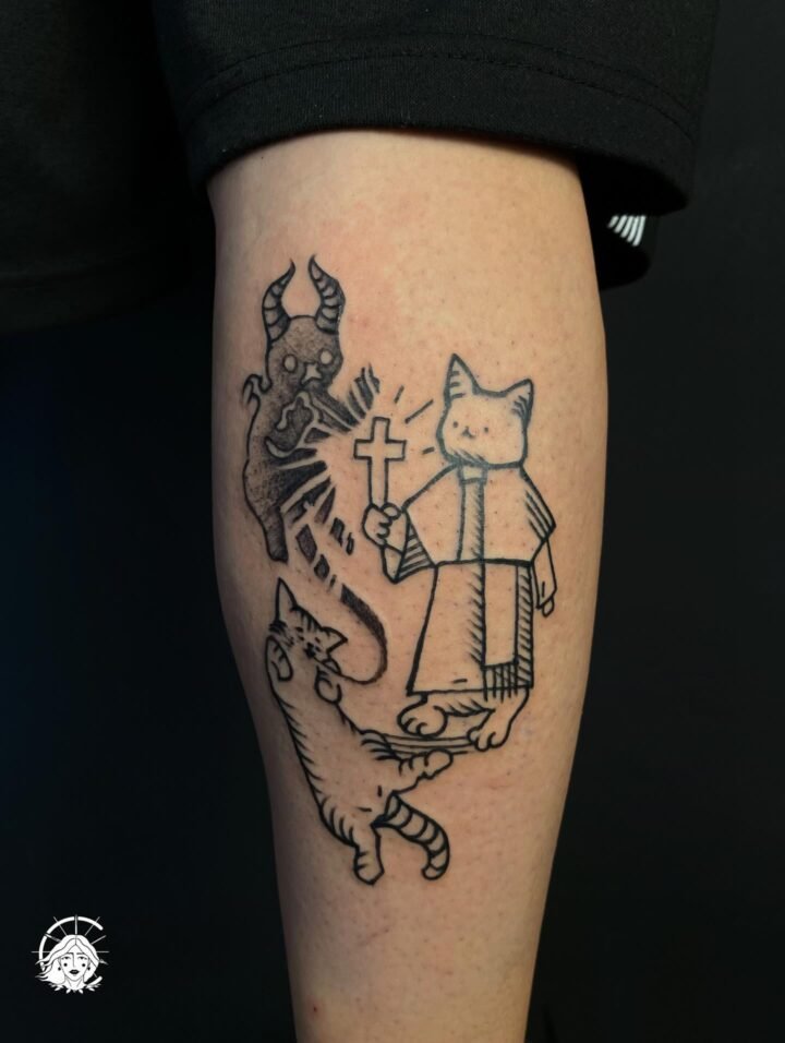 El exorcismo de Karen Rose 

#tattoo #tattoogato #tattoocat #tatuaje #tattoohuat…