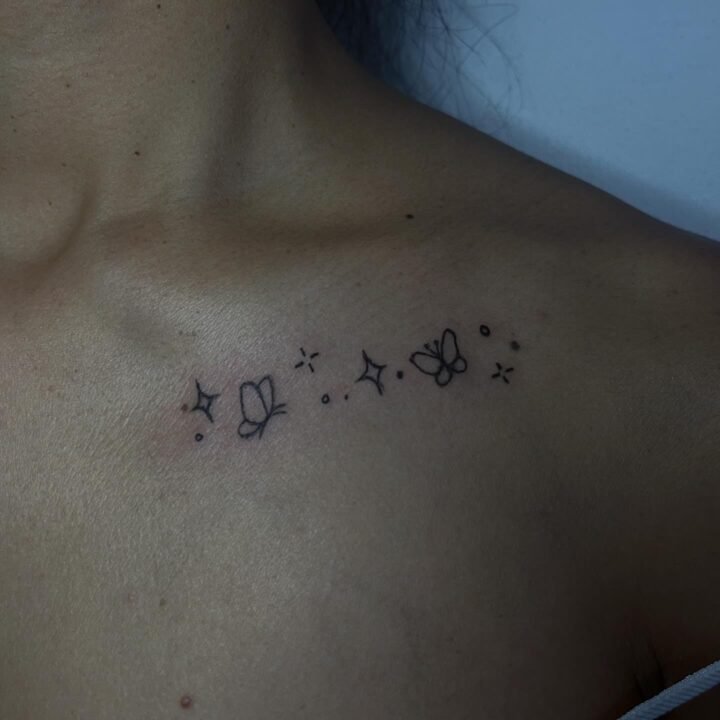 Maripositas .
.
.
.
.
.
.
. #tattoo #gdl #tattogdl #mariposastattoo #principiant…