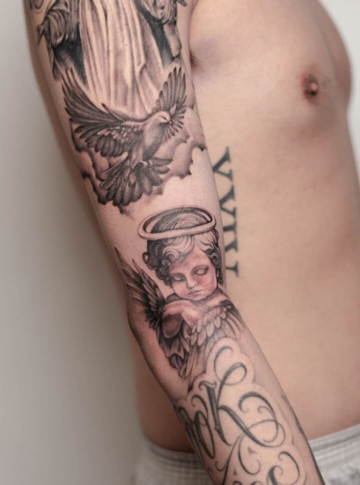 Cupid 
by ช่างบอล @tattoo_artistball

#ร้านสักมอกรุงเทพ #ร้านสักรังสิตภิรมย์ #ร้…