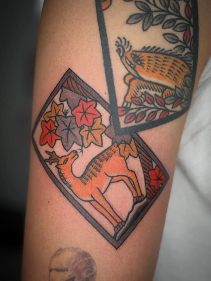 鹿

#tattoo#japanesetattoo #刺青#タトゥー#irezumi…