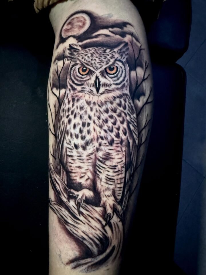 Búho 
#tatuaje #art #tattoo #animaltattoo #tattooart…