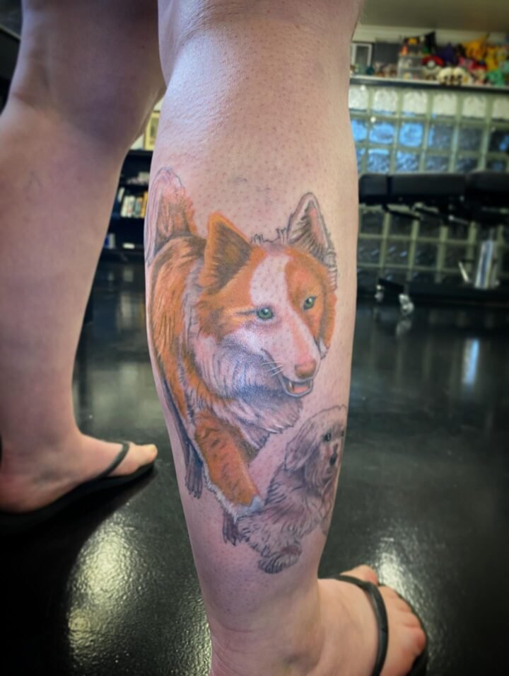 by Luci @emopixieink thanks @hear_me_not_sled_dogs  bookings available DM or tex…