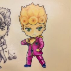 Práctica a color – Giorno Giovanna de Jojo’s Bizarre Adventure 

¿Les gusta más …