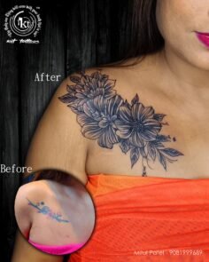 Cover up Tattoo  

Call for best Tattoo in Surat Gujarat 
 Ket Tattoos -RR Mall …