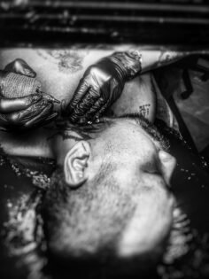 Neck Tattoo #tattoo #typotattoo #blacktattoo…