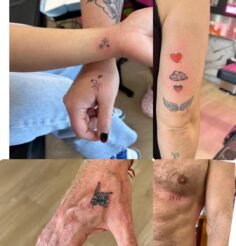 Amazing small tattoo done by our amazing artist today. Thank you guys for coming…