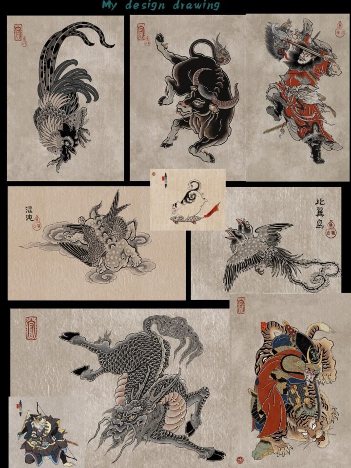 Some of my design drafts 
#tattoodesign #tattoodrawing #tattoo #tattooist #tatto…