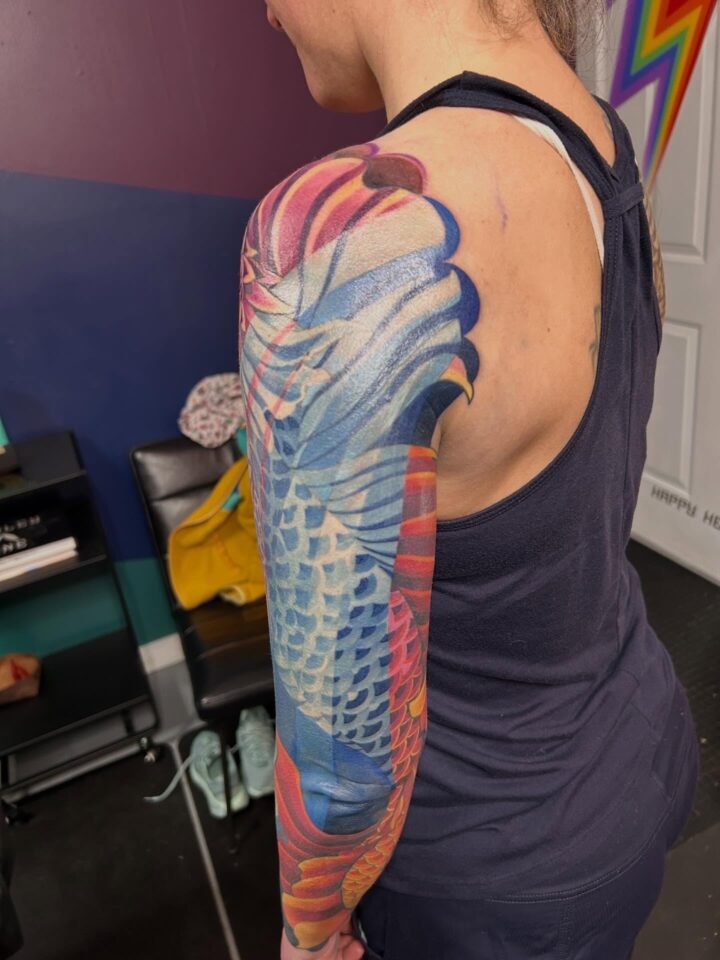 Stopped by for a little four hour session to add some finishing touches. Did the…