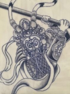 1.23#齊天大聖#刺青#tattoo 齊天大聖刺青#練習皮紋身 #紋身…