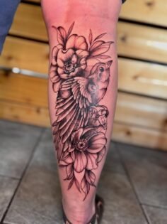 Round one cover up! Although we left a tiny piece of the original for the memori…