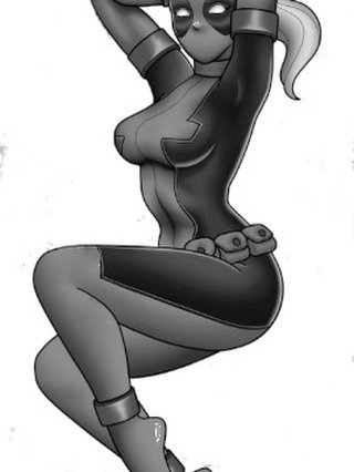 From making the stencil to printing to applying and actually tattooing this lady…