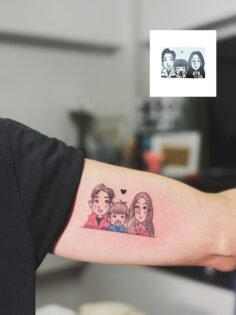 จากรูปวาด สู่ รอยสักครอบครัว 
:
:
สักมินิมอลเริ่มต้น 500.-
รับสัก ออกแบบ แก้ไขรอ…