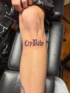 Cry Baby #tattoo #tattooapprentice #tattoolifestyle #tattooing #tattoos…