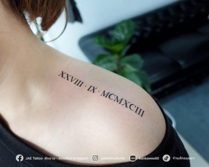 ” เลขโรมันยิ่งยาวยิ่งสวย ”

#tattoo #minimaltattoo  #ร้านสักอยุธยา #รอยสัก #เลขโ…