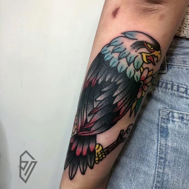 经典题材#tattoo #oldschooltattoo #thebesttraditionalink #traditionalartist #traditio…