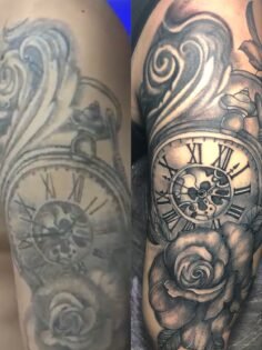 Perbaiki Tatto Lama(Black And Gray Tattos) 
Bagi yang berminat untuk membuat:
 T…