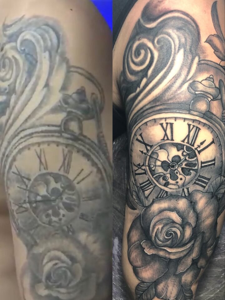 Perbaiki Tatto Lama(Black And Gray Tattos) 
Bagi yang berminat untuk membuat:
 T…