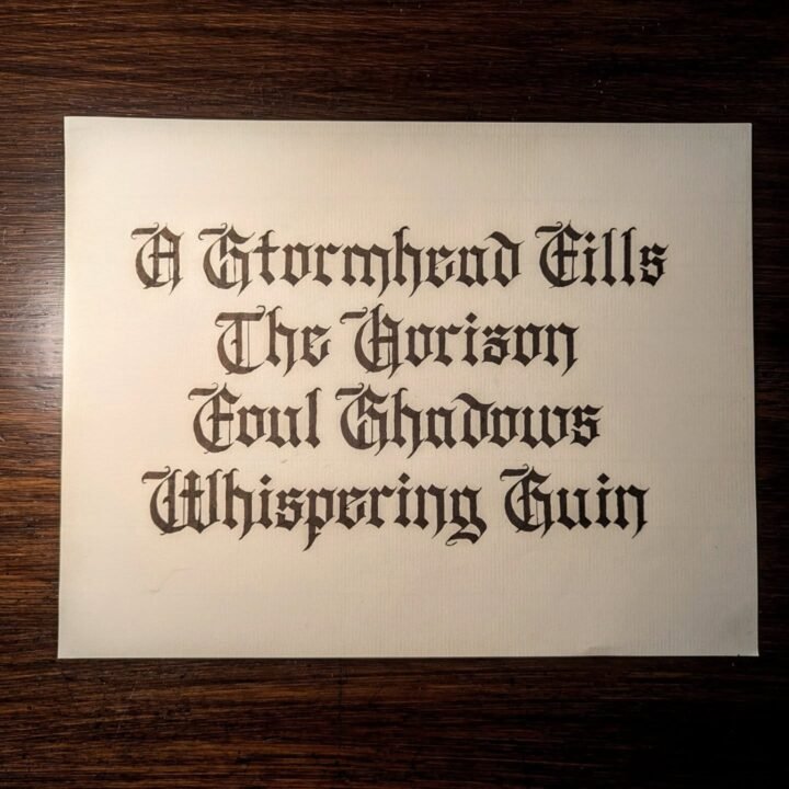 ✧A Stormhead Fills The Horizon
Foul Shadows Whispering Ruin
But From This Darkne…