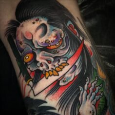 Tattoo made on @aiden_eats_paint over at @legendtattootx I have 2 spots in Febru…