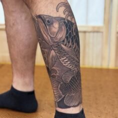 Thank you Eli  for the trust 
Done Asian Arowana leg tattoo

Manipulate Tattoo
9…
