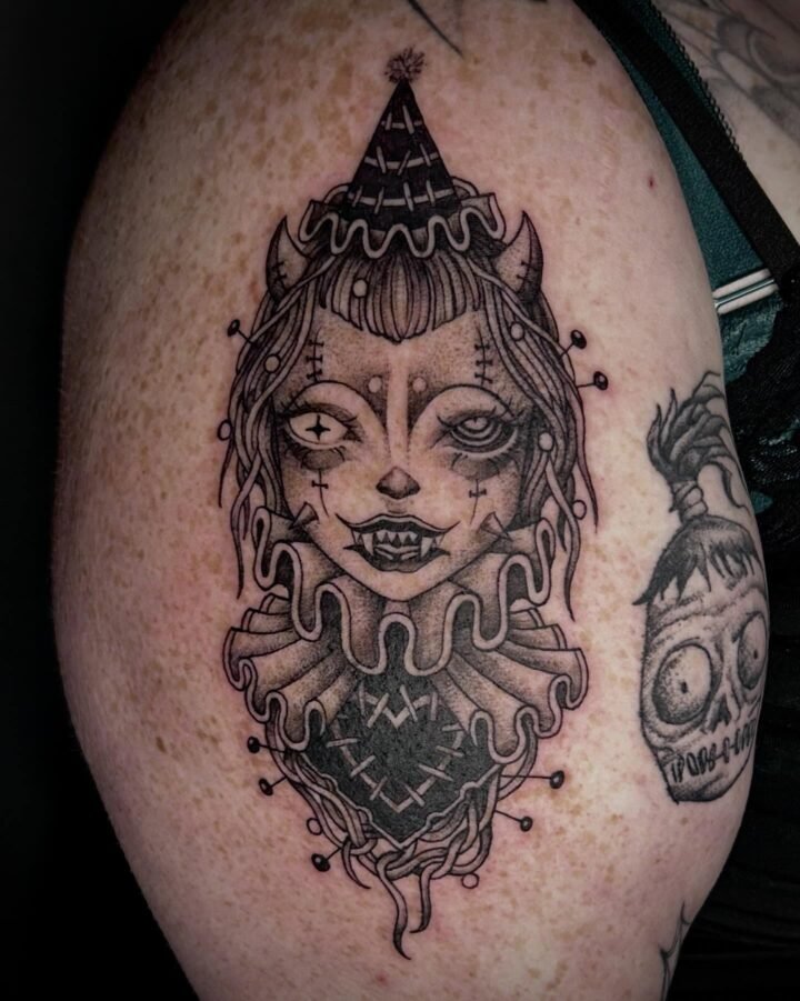 Fun demon clown from today! One shot in under three hours! And fun all the way! …