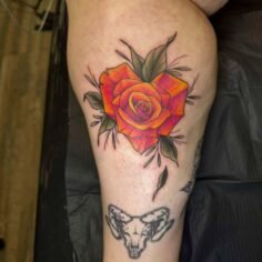 Fresh ink!  Thank you @tattooingmermaid for the fun contest and for picking me!!…